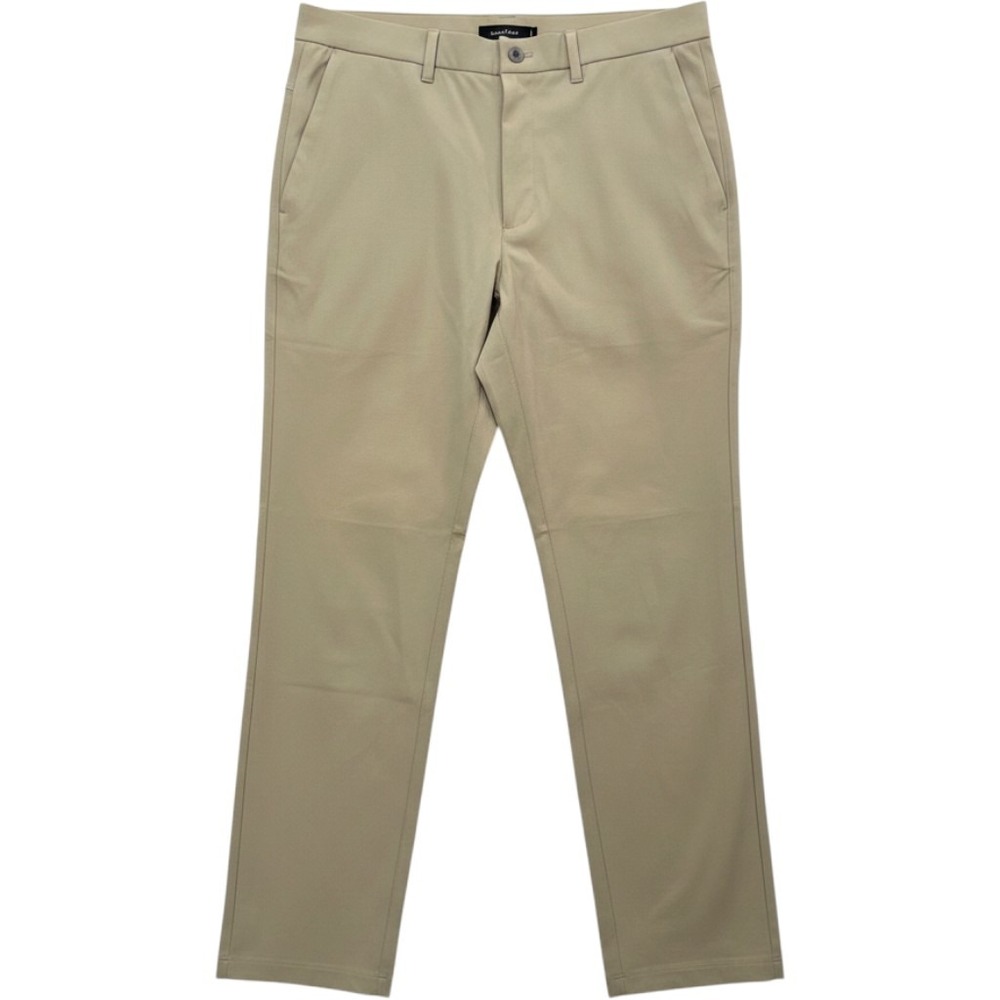 CRZYOGA Mens Golf Pants 38W 32L Khaki Barley Athletic Trousers‎ NS002S32 NEW